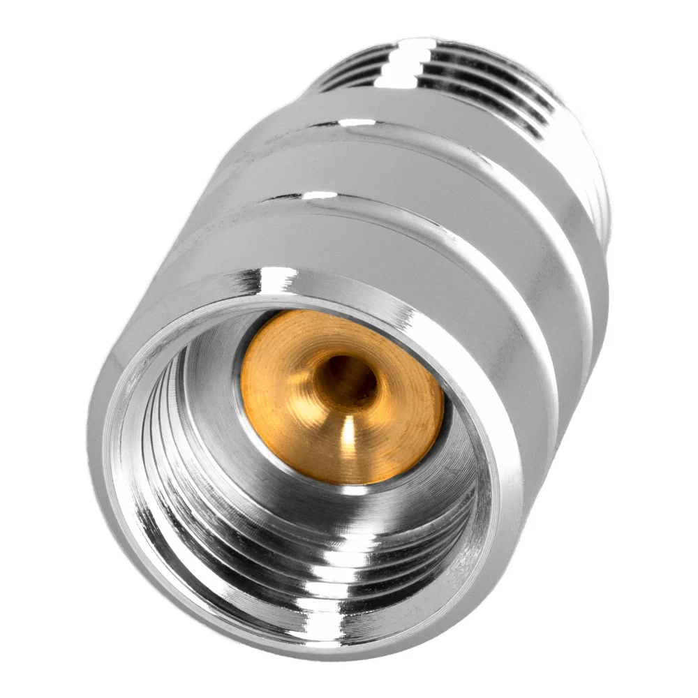 ecoturbino® ET10L Water-Saving Shower Adapter | Save Water and Energy (Gas, Electricity) | Reduce Costs by up to 40% when Showering + Emptying the Shower Head | silver. Feedimage.