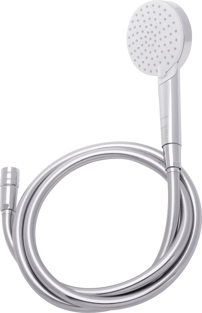 hansgrohe Crometta Vario, 2-jet SET + ecoturbino® 10 Legio | ET10L water-saving adapter + shower hose + shower head